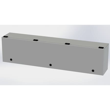 Saginaw Control & Engineering 1/4 Turn Latch Electrical Enclosures, 9 in H, 6 in D, 36 in W, NEMA 3R, 4, 12, 13, Carbon Steel SCE-L9366ELJ